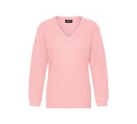Strickfleece-Pullover OXMO "Strickpullover OXISANDIE LS", Damen, Gr. M, rosa (zephyr), Obermaterial: 50% Polyacryl PAN. 50% Polyacryl PAN recyc.., Pullover (69906307-M) zephyr