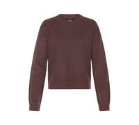 Strickfleece-Pullover OXMO "Strickpullover OXKimni", Damen, Gr. S, braun (fudge), Obermaterial: 50% Polyacryl PAN. 50% Polyester PES., Pullover (36455046-S) fudge
