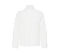 Strickfleece-Pullover OXMO "Strickpullover OXNelly", Damen, Gr. XXL, weiß (marshmallow), Obermaterial: 50% Polyacryl PAN. 50% Polyacryl PAN recyc.., Pullover (75591716-XXL) marshmallow