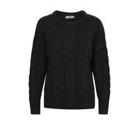 Strickfleece-Pullover OXMO "Strickpullover OXOtana", Damen, Gr. M, schwarz, Obermaterial: 100% Polyacryl PAN., Pullover (83217238-M) schwarz