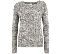 Strickfleece-Pullover OXMO "Strickpullover OXPhia", Damen, Gr. XL, braun (coffee bea), Obermaterial: 100% Baumwolle CO., Pullover (52325740-XL) coffee bea