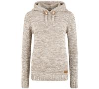 Strickfleece-Pullover OXMO "Strickpullover OXPhilia", Damen, Gr. M, beige (dune), Obermaterial: 100% Baumwolle CO., Pullover (85858601-M) dune