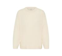 Strickfleece-Pullover OXMO "Strickpullover OXSamson", Damen, Gr. XS, weiß (birch), Obermaterial: 50% Polyacryl PAN. 50% Polyacryl PAN recyc.., Pullover (47339354-XS) birch