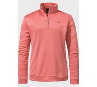 Strickfleece-Pullover SCHÖFFEL "CIRC Fleece Looop L", Mädchen, Gr. 44, rosa (3245), Oberstoff : 100% Polyester, hoch geschlossener Ausschnitt, Pullover (23233015-44) 3245