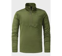 Strickfleece-Pullover SCHÖFFEL "CIRC Fleece Looop M", Herren, Gr. 58, grün (6737, grün), Oberstoff : 100% Polyester, hoch geschlossener Ausschnitt, Pullover Strickfleece-Pullover (41042163-58)