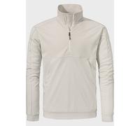 Strickfleece-Pullover SCHÖFFEL "Urban CIRC Fleece Style Baguio MNS", Herren, Gr. 54, beige (9040, natur), Oberstoff: 100% Polyester, Basic, Rundhals, Pullover Strickfleece-Pullover (83692654-54)