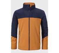 Strickfleece-Pullover SCHÖFFEL "Urban Fleece Jk Style Karif MNS", Herren, Gr. 54, gelb (5735, gelb), Oberstoff : 100% Polyester, Basic, hoch geschlossener Ausschnitt, Pullover Strickfleece-Pullover (2