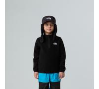 Strickfleece-Pullover THE NORTH FACE, Kinder, Gr. 7 (110), schwarz (tnf schwarz), Obermaterial: 100% Polyester, Pullover, aus Polyester, mit Stehkragen, mit Kinnschutz (47840610-7) tnf schwarz