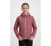 Strickfleecejacke CMP, Mädchen, Gr. 176, peony, dawn p, Strick, Obermaterial: 100% Polyester, eingesetzt eingefasste Kante, Jacken, Übergangsjacke für Kinder, mit Kapuze, mit Reißverschlusstaschen (48