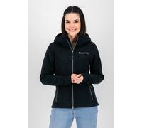 Strickfleecejacke DEPROC ACTIVE "GLORY MAY", Damen, Gr. 36 (S), grau (anthrazit), Fleece, 100% Polyester, figurbetont hüftbedeckend, gerader Abschluss, Jacken, mit 2-Wege-Reißverschluss (75353435-36)