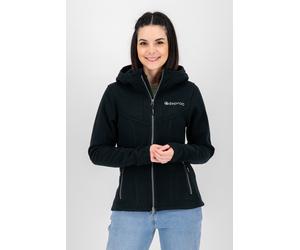 Strickfleecejacke DEPROC ACTIVE "GLORY MAY", Damen, Gr. 36 (S), grau (anthrazit), Fleece, 100% Polyester, figurbetont hüftbedeckend, gerader Abschluss, Jacken, mit 2-Wege-Reißverschluss (75353435-36)