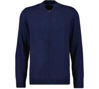 Strickfleecejacke RAGMAN, Herren, Gr. S (46/48), blau (marineblau), 95% Baumwolle 5% Cashmere, Langarm, Jacken (12560138-S) marineblau