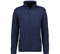 Strickfleecejacke RAGMAN, Herren, Gr. 6XL6264, blau (marineblau), 70% Wolle 30% Nylon, Jacken (28369939-6XL) marineblau