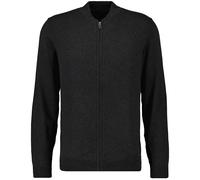 Strickfleecejacke RAGMAN, Herren, Gr. L (50/52), grau (anthrazit), 95% Baumwolle 5% Kaschmir, Jacken (55233614-L) anthrazit