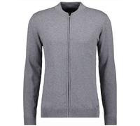 Strickfleecejacke RAGMAN, Herren, Gr. L (50/52), grau (mittelgrau), 95% Baumwolle 5% Kaschmir, Jacken (81027642-L) mittelgrau