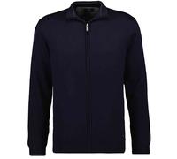 Strickfleecejacke RAGMAN, Herren, Gr. XXL5456, blau (dunkelblau, 711), 100% Wolle, Jacken (25669961-XXL) dunkelblau, 711