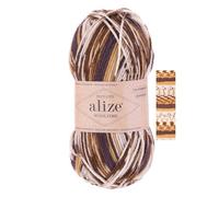 Strickgarn Alize Wooltime 100g 75% Wolle Oeko-Tex 100 Häkelgarn Farbwahl, Farbe:11023 Sahara