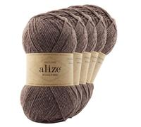 Strickgarn Alize Wooltime 5x100g 75% Wolle Oeko-Tex 100 Häkelgarn Farbwahl