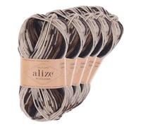 Strickgarn Alize Wooltime 5x100g 75% Wolle Oeko-Tex 100 Häkelgarn Farbwahl