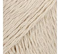 Strickgarn aus Baumwolle, Viskose und Leinen, Drops Belle, DK, helles Kammgewicht, 50 g, 130 Meter (23 Minzcreme)