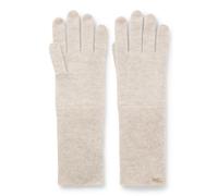 Strickhandschuhe BOSS "Lelona gloves", Damen, beige (open weiß 116), Strick, Kaschmir, unifarben, Handschuhe, aus weicher Kaschmirqualität (50785267-0) open weiß 116
