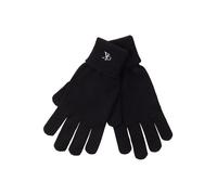 Strickhandschuhe CALVIN KLEIN "CK FINE RIB GLOVES", Damen, grau (chateau gray), Strick, Viskosemischung, unifarben, Handschuhe, Fingerhandschuhe (27775152-0) chateau gray