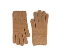 Strickhandschuhe CAPELLI NEW YORK, Damen, camel, Strick, Obermaterial: 100% Polyacryl, Handschuhe, dezenter Metallic-Schimmer, gemustert, hoch elastisch (50245729-0) camel