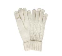 Strickhandschuhe CAPELLI NEW YORK, Damen, weiß (ivory), Strick, Materialmix, Zopfmuster, unifarben, Handschuhe, elegantes Zopfstrickmuster, Umschlag am Bündchen, Wollanteil (68661767-0) ivory