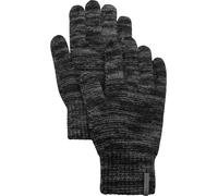 Strickhandschuhe CHILLOUTS, Herren, Gr. M-L, schwarz (schwarz meliert), Kunstfaser, meliert, Handschuhe, dunkle, warme Strickhandschuhe mit elastischem Bündchen (13068445-ML) schwarz meliert
