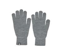 Strickhandschuhe JACK & JONES "JACBARRY KNITTED GLOVES NOOS", Herren, grau (grau melange), Feinstrick, Kunstfaser, unifarben, Handschuhe (85803419-0) grau melange