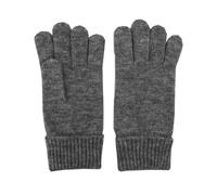 Strickhandschuhe MAXIMO, Damen, Gr. 6/7, carbon, meliert, Strick, Materialmix, meliert, unifarben, Handschuhe Strickhandschuhe, Fingerhandschuhe, extra lange Strickbündchen, unifarben (58608735-6)