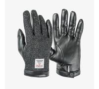 Strickhandschuhe PEARLWOOD "GLEN", Herren, Gr. 10, schwarz, Tweed, Schafsleder, Handschuhe, softes, wärmendes Innenfutter aus Wollmischung (28586445-10) schwarz