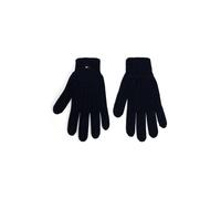 Strickhandschuhe TOMMY HILFIGER "ESSENTIAL CABLE GLOVES", Mädchen, Gr. S/M, blau (dunkelblau), Strick, Baumwolle, Handschuhe, mit Zofmuster, für Kids (87303020-S) dunkelblau