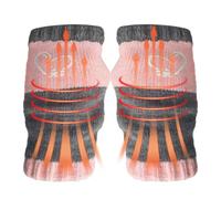 Strickhandschuhe - warme Stich-Herz-Stickhandschuhe, weicher gestrickter fingerloser Stil, Wintermuster-Design | Fingerlose Fäustlinge für Damen, Erwachsene, Teenager, Studenten, Pendler, Reisen, Aben