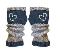 Strickhandschuhe - weicher, warmer Komfort, niedliches, lässiges Design mit , gestrickter fingerloser Stil für den Alltag, Winter-Fäustlingsauswahl für Damen, Studentinnen, Begleiter bei Reisen,