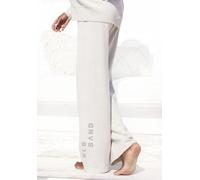 Strickhose ELBSAND, Damen, Gr. 36/38, N-Gr, grau (hellgrau), Obermaterial: 50% Viskose, 28% Polyester, 22% Nylon, meliert, unifarben, lässig geschnitten lang, Hosen, mit weitem Bein und eingestricktem