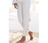 Strickhose ELBSAND, Damen, Gr. 48/50, N-Gr, weiß (wollweiß), Feinstrick, Obermaterial: 50% Viskose, 28% Polyester, 22% Nylon, meliert, bequem lang, Hosen, aus weichem Strick, Loungewear (65443126-48) 