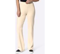 Strickhose HEINE, Damen, Gr. 46, Normalgrößen, beige (champagner), 50% Viskose, 28% Polyester, 22% Polyamid, unifarben, Hosen (60402405-46) champagner
