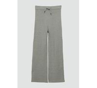 Strickhose mit Wide Leg 146/152 grau