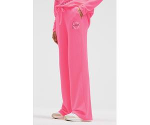 Strickhose SOCCX, Damen, Gr. L, Normalgrößen, pink, Strick, Material: 71% Polyester, 26% Viskose, 3% Elasthan, bedruckt, relaxed fit lang, Hosen, mit Elastikbund (24446515-L) pink