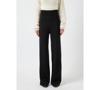 Strickhose Y.A.S "YASFONNY HW KNIT PANT S. NOOS", Damen, Gr. M (38), N-Gr, schwarz, Feinstrick, Obermaterial: 72% Viskose, 28% Polyester, unifarben, regular fit knöchellang, Hosen Strickhose (74877760