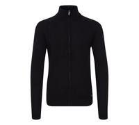 Strickjacke 11 PROJECT "Strickjacke PRSteffan", Herren, Gr. L, schwarz, Obermaterial: 50% Baumwolle CO. 50% Polyacryl PAN., unifarben, normal, Strickjacken Strickjacke (31241262-L) schwarz