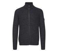 Strickjacke 11 PROJECT "Strickjacke PRXander", Herren, Gr. XXL, grau (dunkelgrau melange), Obermaterial: 100% Baumwolle CO., Strickjacken Strickjacke (64893940-XXL) dunkelgrau melange