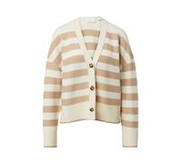 Gestreifter Cardigan mit weitem Ärmelabschluss 36 creme|beige 2175813.04G6.36