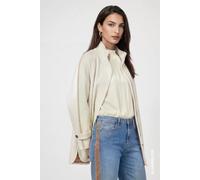 monari - Doubleface Strickjacke antique white - Gr. - 40