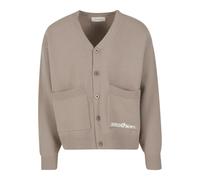 Strickjacke ANOTHER COTTON LAB "Another Cotton Lab Another Knit Cardigan", Herren, Gr. S, beige, 50% Baumwolle, 45% Polyester, 5% Elasthan, normal, V-Ausschnitt, Strickjacken Strickjacke (71074241-S)