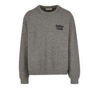 Strickjacke ANOTHER COTTON LAB "Another Cotton Lab Outdoor Aesthetics Knit Sweater", Herren, Gr. S, ash grau, 92% Baumwolle, 8% Elasthan, normal, Rundhals, Strickjacken Strickjacke (16481359-S) ash gr