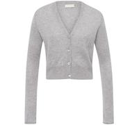 Strickjacke aus 100% Kaschmir Peter Hahn grau 42