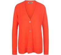 Strickjacke aus 100% Kaschmir Peter Hahn orange 46