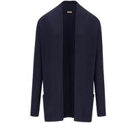 Strickjacke aus 100% Premium-Kaschmir Peter Hahn blau 42